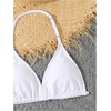 image:imageRoseSeek Girls 3 Piece Cute Bowknot Bathing Suit Halter Triangle High Waisted Swimsuit with Beach Cover Up SkirtWhite