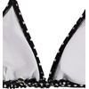 image:imageRoseSeek Girls 3 Piece Swimsuits Floral High Waisted Bikini Bathing Suit with Mesh Coverups SkirtDots Black