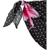 image:imageRoseSeek Girls 3 Piece Swimsuits Floral High Waisted Bikini Bathing Suit with Mesh Coverups SkirtDots Floral Black