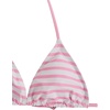 image:imageRoseSeek Girls 3 Piece Swimsuits Floral High Waisted Bikini Bathing Suit with Mesh Coverups SkirtLight Striped Pink