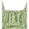image:imageRoseSeek Girls Boho Summer Dress Floral Short Sleeve Square Neck Cute A Line Mini Short Spring DressesGreen