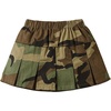 image:imageRoseSeek Girls Flared Camo Pleated Skirt Elastic High Waist A Line Streetwear Jersey Mini Skirts for GirlsArmy Green