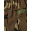 image:imageRoseSeek Girls Flared Camo Pleated Skirt Elastic High Waist A Line Streetwear Jersey Mini Skirts for GirlsArmy Green