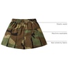 image:imageRoseSeek Girls Flared Camo Pleated Skirt Elastic High Waist A Line Streetwear Jersey Mini Skirts for GirlsArmy Green