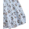 image:imageRoseSeek Girls Floral Print Summer Dress Bowknot Ruched Bust A Line Cami Dress High Waist Ruffle Hem Cute Sun DressesBlue White