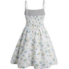 image:imageRoseSeek Girls Floral Print Summer Dress Bowknot Ruched Bust A Line Cami Dress High Waist Ruffle Hem Cute Sun DressesBlue and Orange
