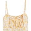 image:imageRoseSeek Girls Floral Print Summer Dress Bowknot Ruched Bust A Line Cami Dress High Waist Ruffle Hem Cute Sun DressesYellow