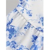 image:imageRoseSeek Girls Floral Summer Dress Layer Ruffle Sweetheart Neck Short Puff Sleeve A Line Casual DressBlue