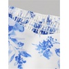 image:imageRoseSeek Girls Floral Summer Dress Layer Ruffle Sweetheart Neck Short Puff Sleeve A Line Casual DressBlue