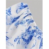 image:imageRoseSeek Girls Floral Summer Dress Layer Ruffle Sweetheart Neck Short Puff Sleeve A Line Casual DressBlue
