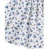 image:imageRoseSeek Girls Floral Summer Dress Layer Ruffle Sweetheart Neck Short Puff Sleeve A Line Casual DressFloral Blue and White
