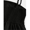 image:imageRoseSeek Girls Flowy Cami Dress Ruched Sleeveless Pink Layered Ruffle Kawaii Short Smocked Summer DressesBlack
