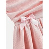 image:imageRoseSeek Girls Flowy Cami Dress Ruched Sleeveless Pink Layered Ruffle Kawaii Short Smocked Summer DressesBow Pink