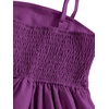 image:imageRoseSeek Girls Flowy Cami Dress Ruched Sleeveless Pink Layered Ruffle Kawaii Short Smocked Summer DressesPurple