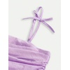 image:imageRoseSeek Girls Flowy Cami Dress Ruched Sleeveless Pink Layered Ruffle Kawaii Short Smocked Summer DressesViolet Purple