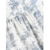 image:imageRoseSeek Girls Flowy Floral Midi Dresses Smocked Cami Sundress Beach Vacation Summer DressBlue and White