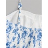 image:imageRoseSeek Girls Flowy Floral Midi Dresses Smocked Cami Sundress Beach Vacation Summer DressDeep Blue and White
