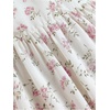 image:imageRoseSeek Girls Flowy Floral Midi Dresses Smocked Cami Sundress Beach Vacation Summer DressWhite Floral