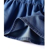 image:imageRoseSeek Girls Ruffle Hem Denim Maxi Skirt High Waisted A Line Skirts Retro Vintage OutfitsDark Wash