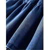 image:imageRoseSeek Girls Ruffle Hem Denim Maxi Skirt High Waisted A Line Skirts Retro Vintage OutfitsDark Wash