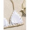image:imageRoseSeek Girls Tie Dye Smocked 2 Piece Swimwear Sets Backless Halter Bikini Cute Brief Bathing SuitApricot
