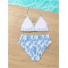 image:imageRoseSeek Girls Tie Dye Smocked 2 Piece Swimwear Sets Backless Halter Bikini Cute Brief Bathing SuitBlue