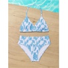image:imageRoseSeek Girls Tie Dye Smocked 2 Piece Swimwear Sets Backless Halter Bikini Cute Brief Bathing SuitBlue