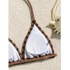 image:imageRoseSeek Girls Tie Dye Smocked 2 Piece Swimwear Sets Backless Halter Bikini Cute Brief Bathing SuitCoffee