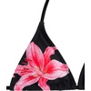 image:imageRoseSeek Girls Tie Dye Smocked 2 Piece Swimwear Sets Backless Halter Bikini Cute Brief Bathing SuitFloral Black