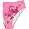 image:imageRoseSeek Girls Tie Dye Smocked 2 Piece Swimwear Sets Backless Halter Bikini Cute Brief Bathing SuitFloral Pink