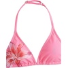 image:imageRoseSeek Girls Tie Dye Smocked 2 Piece Swimwear Sets Backless Halter Bikini Cute Brief Bathing SuitFloral Pink