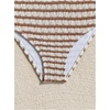 image:imageRoseSeek Girls Tie Dye Smocked 2 Piece Swimwear Sets Backless Halter Bikini Cute Brief Bathing SuitKhaki