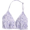 image:imageRoseSeek Girls Tie Dye Smocked 2 Piece Swimwear Sets Backless Halter Bikini Cute Brief Bathing SuitMauve Purple