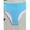 image:imageRoseSeek Girls Tie Dye Smocked 2 Piece Swimwear Sets Backless Halter Bikini Cute Brief Bathing SuitPlaid Blue