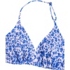 image:imageRoseSeek Girls Tie Dye Smocked 2 Piece Swimwear Sets Backless Halter Bikini Cute Brief Bathing SuitRoyal Blue
