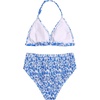 image:imageRoseSeek Girls Tie Dye Smocked 2 Piece Swimwear Sets Backless Halter Bikini Cute Brief Bathing SuitRoyal Blue