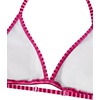 image:imageRoseSeek Girls Tie Dye Smocked 2 Piece Swimwear Sets Backless Halter Bikini Cute Brief Bathing SuitStriped Hot Pink