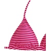 image:imageRoseSeek Girls Tie Dye Smocked 2 Piece Swimwear Sets Backless Halter Bikini Cute Brief Bathing SuitStriped Hot Pink