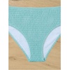 image:imageRoseSeek Girls Tie Dye Smocked 2 Piece Swimwear Sets Backless Halter Bikini Cute Brief Bathing SuitTeal Blue