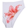 image:imageRoseSeek Girls Tie Dye Smocked 2 Piece Swimwear Sets Backless Halter Bikini Cute Brief Bathing SuitWhite and Red