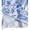 image:imageRoseSeek Girls Tiered Layer Shirred Boho Smocked Skirts Casual Cute High Waisted Pleated Ruffle Flowy Elastic SkirtsBlue and White