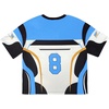 image:imageRoseSeek Jersey Shirts for Women Graphic Color Block Racing T Shirt Short Sleeve Crewneck Football Jerseys TShirtBlue and White