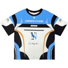 image:imageRoseSeek Jersey Shirts for Women Graphic Color Block Racing T Shirt Short Sleeve Crewneck Football Jerseys TShirtBlue and White