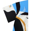 image:imageRoseSeek Jersey Shirts for Women Graphic Color Block Racing T Shirt Short Sleeve Crewneck Football Jerseys TShirtBlue and White