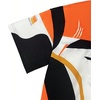 image:imageRoseSeek Jersey Shirts for Women Graphic Color Block Racing T Shirt Short Sleeve Crewneck Football Jerseys TShirtOrange and White