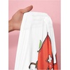 image:imageRoseSeek Jersey Shirts for Women Number Graphic Print Mesh Color Block V Neck Short Sleeve Football Jerseys TShirtWhite and Orange