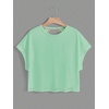 image:imageRoseSeek Womens 2 Packs Open Back Tops Criss Cross Cut Out Summer Casual T Shirt Crewneck Short Sleeve Backless TeeBlack and Light Green