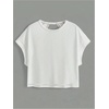 image:imageRoseSeek Womens 2 Packs Open Back Tops Criss Cross Cut Out Summer Casual T Shirt Crewneck Short Sleeve Backless TeeBlack and White