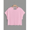 image:imageRoseSeek Womens 2 Packs Open Back Tops Criss Cross Cut Out Summer Casual T Shirt Crewneck Short Sleeve Backless TeePink and Green