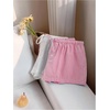 image:imageRoseSeek Womens 2 Packs Striped Linen Mini Shorts Drawstring Waist Button Front Lounge ShortsPink and Whte